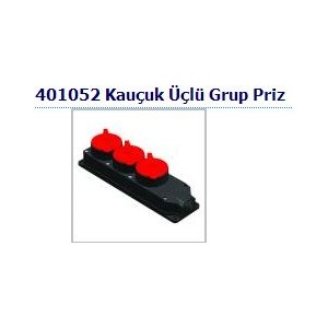 K 0602 Üçlü Grup Priz