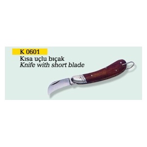 (K 0601) Knife with short Blade 