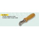 (K 0612) Curled Roller 4mm wide