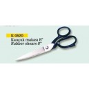 (K 0620) Rubber Shears 8"