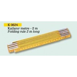 (K 0624) Katlanır Metre 2m